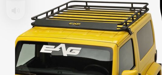 EAG 2/4 Door Roof Cargo Basket For 07-18 JK Jeep Wrangler