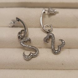 Kay Jewelers Diamond Open Heart Earrings