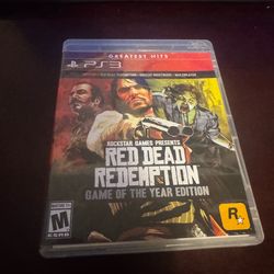Red dead redemption game of the year edition PS3
