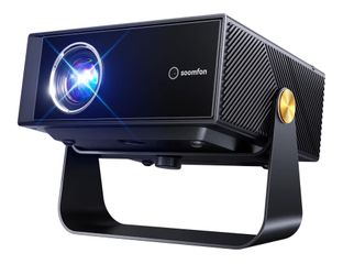 ☆ SOOMFON SK3 Smart Projector with WiFi and Bluetooth 1080P Native HDR10 - Portable Outdoor Movie Mini Projector with Stand Auto Focus & Keystone, Zoo