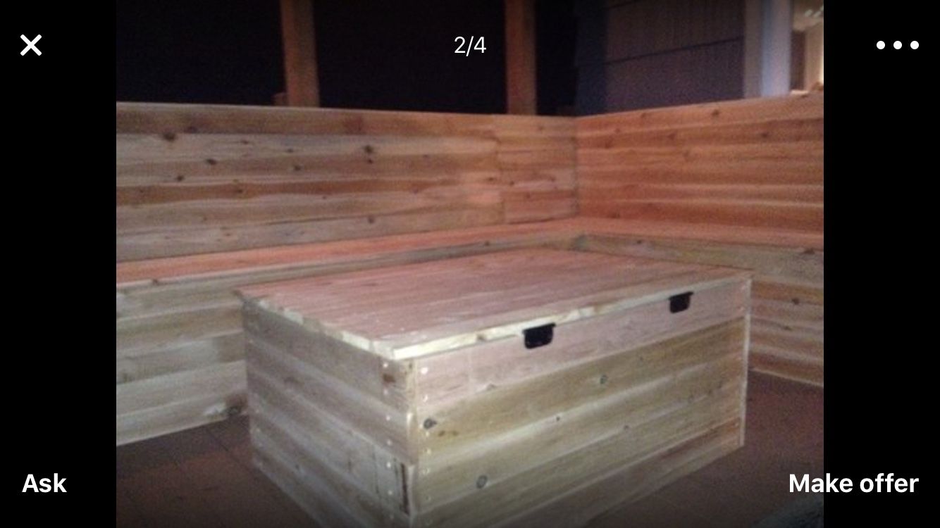 Outdoor furniture bench