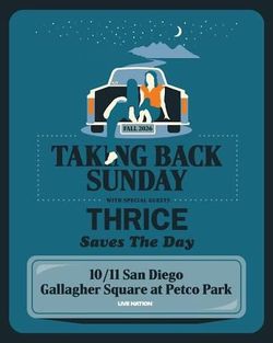 Taking Back Sunday with Thrice and Saves The Day