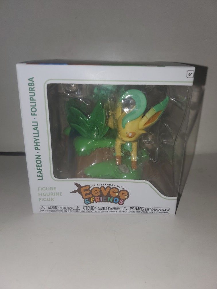 Funko Pokemon Center Afternoon With Eevee Leafeon Figure