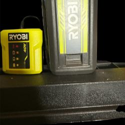 Ryobi 40V 4Ah Battery + Charger – Great Condition