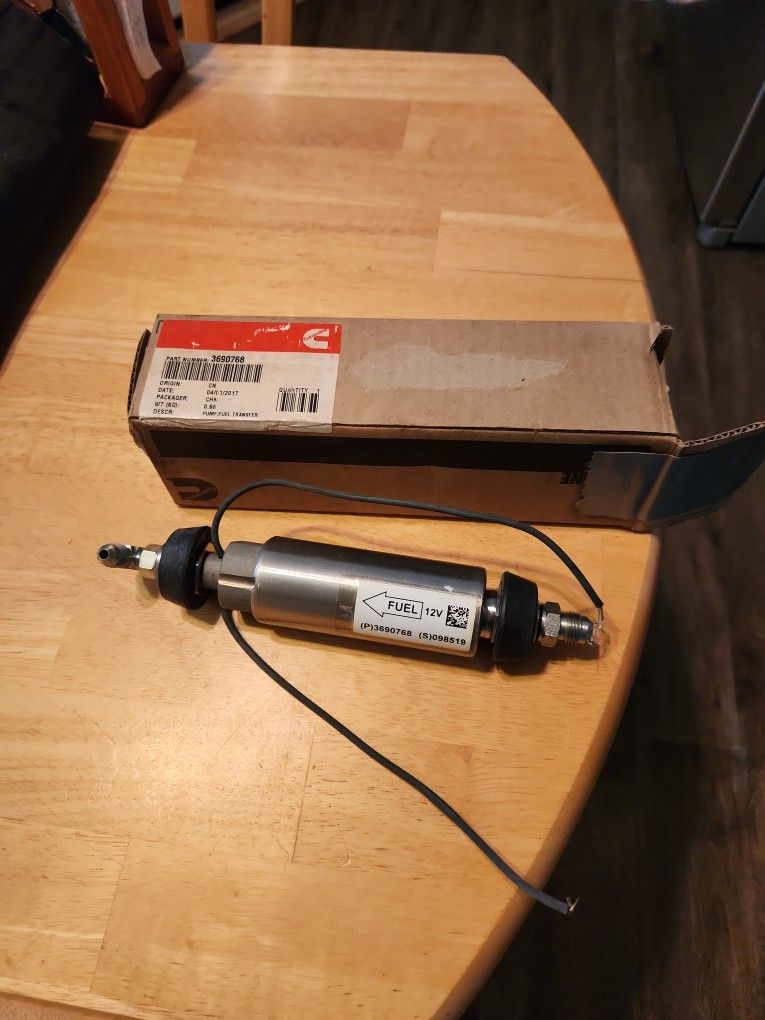 CUMMINS (contact info removed) FUEL Pump Transfer