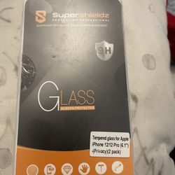 Tempered Glass For iPhone 12(6.1”) New