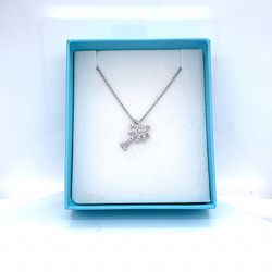 925 silver palm tree necklace