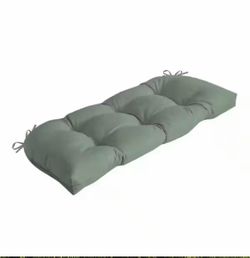 41.5 in W Outdoor Wicker Rectangular Settee Cushion