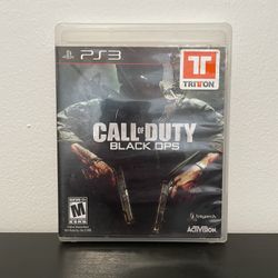 Call Of Duty Black Ops PS3 Like New PlayStation 3 Black Label Video Game COD