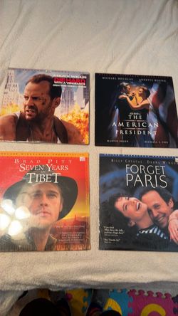 6 Laser Disc.  See Details