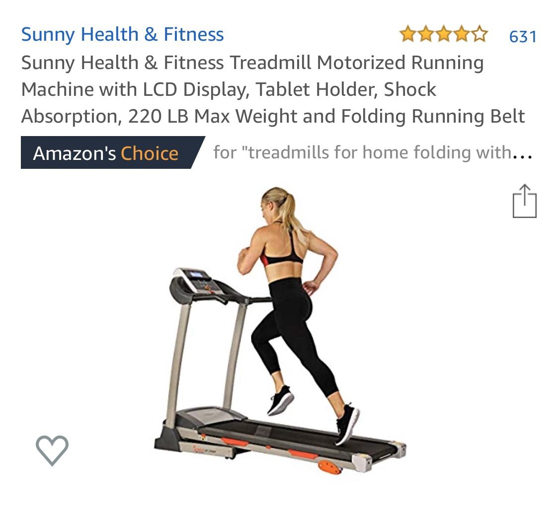 Sunny Sport motorized Incline Treadmill