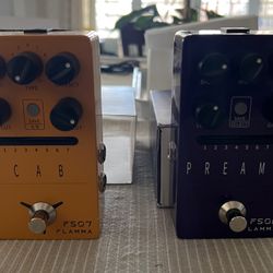 Flamma FS06 & FS 07 Cab simulator and Pre-Amp Guitar Pedals