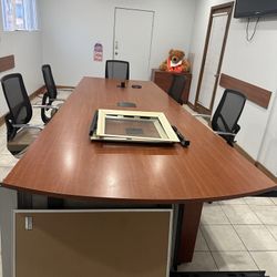 Conference Table With 6 Chairs 