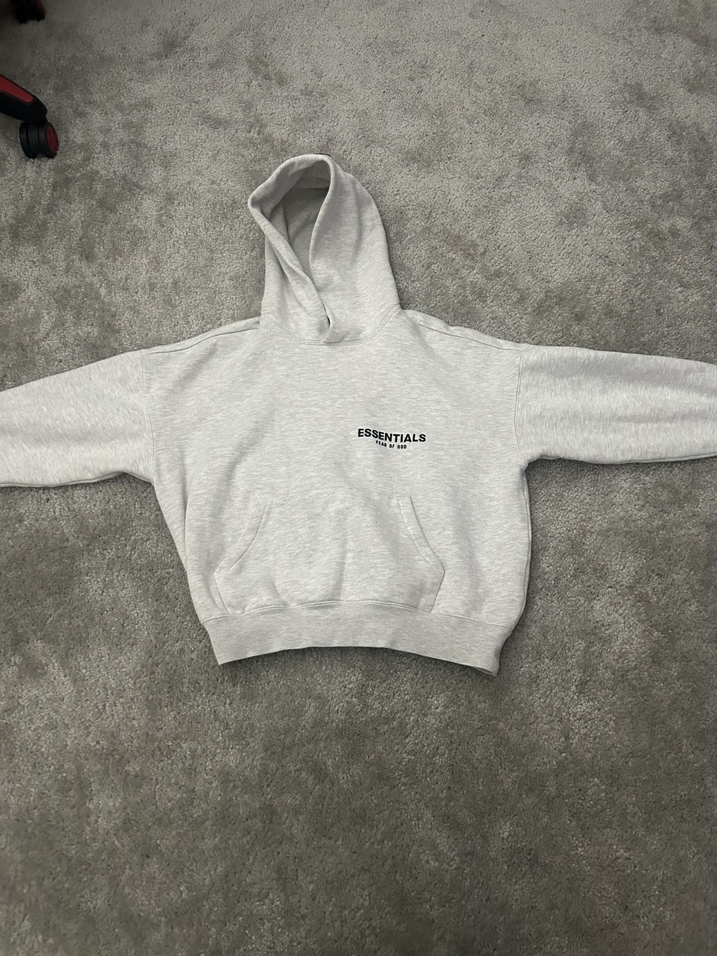 Essentials Hoodie Grey Xxs Sizing