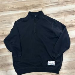 Men’s Black Quarter-Zip Pullover | Benevolence Lounge Edition (Size XXL)