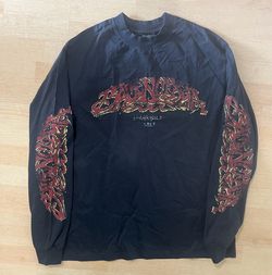 Balenciaga surfer graffiti long sleeve  shirt