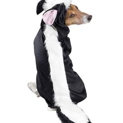 Casual Canine Large Lil' Stinker Skunk Dog Halloween Costume (Silver Lake)