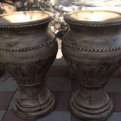 New Flower Pots Made Out Of Clay 32in H x 19in W 