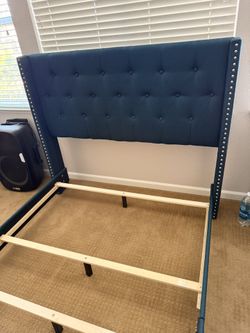 Blue Full Bed Frame (2 Available)