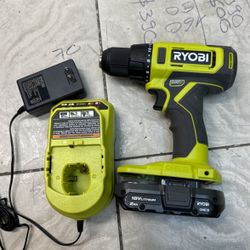Ryobi 18v Drill With Battery And Charger 