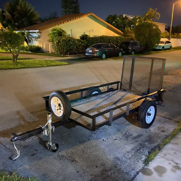 Trailer 4x8 aluminum Deck for Sale in Miami, FL - OfferUp