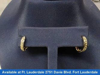 Hoop Earrings - Yellow Gold 14k (.585) 0.7 grams