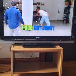 40 in Sony LED HDTV With Rolling Stand