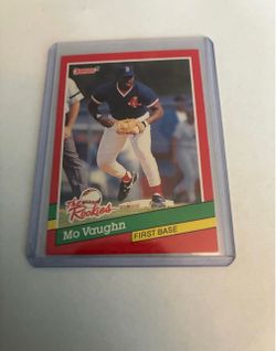 1991 Donruss The Rookies #36 MO VAUGHN Boston Red Sox RC