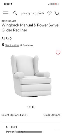 Poterry Barn Nursing Chair 