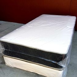 NEW TWIN MATTRESS. Bed frame is not available. Take it home the same day 👍