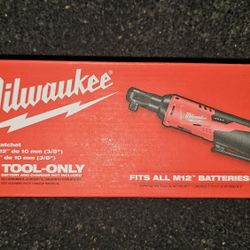Milwaukee
M12 12V Lithium-Ion Cordless 3/8 in. Ratchet (Tool-Only)