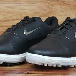 BRAND NEW NIKE AIR ZOOM VICTORY PRO GOLF SHOES MEN BLACK WHITE SILVER Sizes 7.5, 9