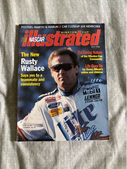 Nascar Winston Cup Illustrated Magazine July 1998 Rusty Wallace