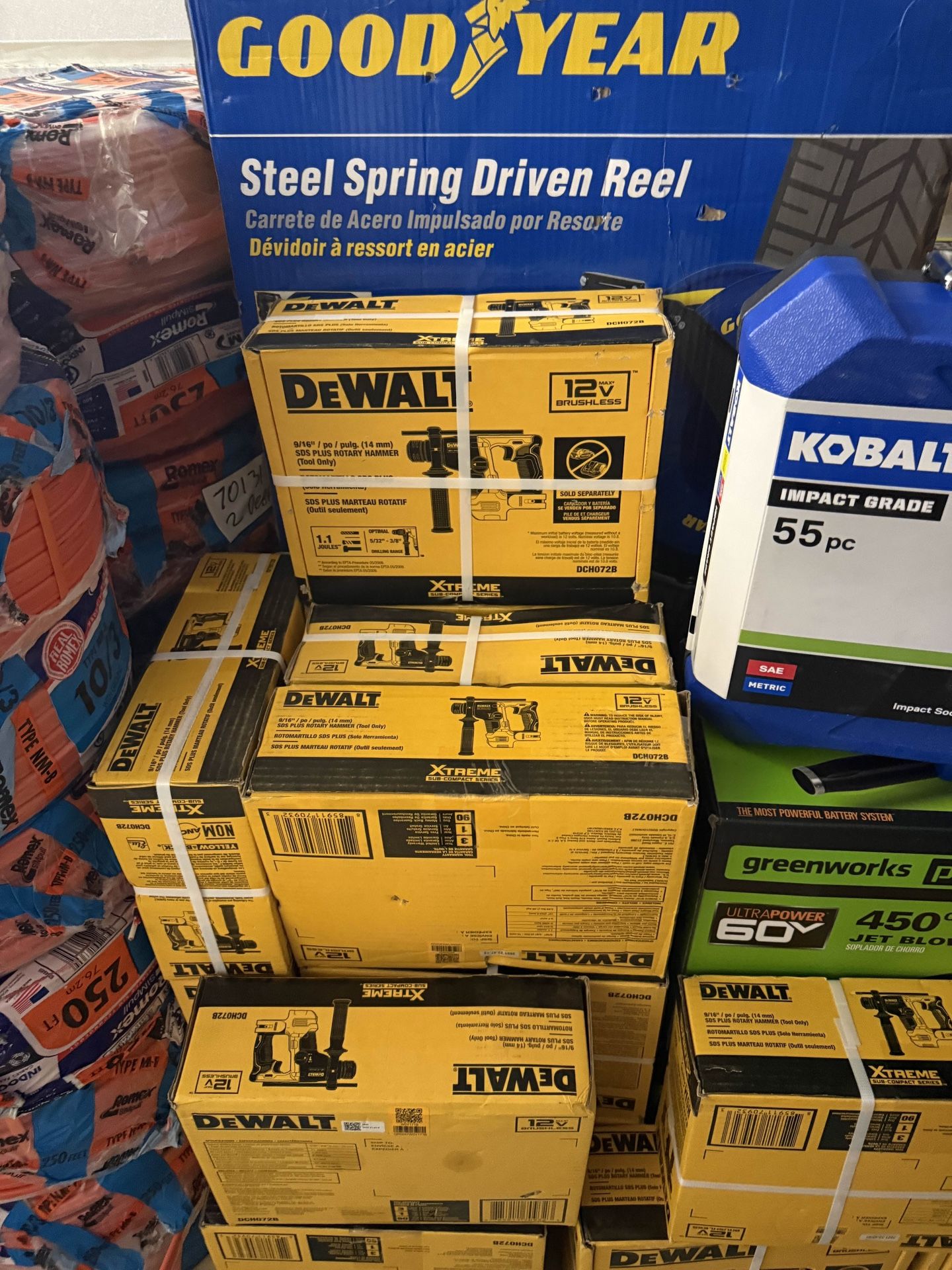 DEWALT XTREME 12V MAX Brushless 9/16in SDS Plus Rotary Hammer Drill (Tool Only) NEW