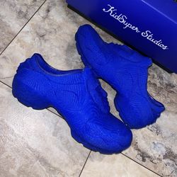KidSuper Studios × Zellerfeld “Heel Your Sole” Blue 3D Printed Slip-On Shoes Size 9