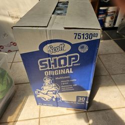 Blue Shop Towels Case Of 30 For 45.00