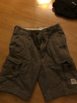 Abercrombie kids khaki shorts size9/10