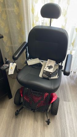 Electric Power Wheelchair (Red Pride Jazzy Elite ES )
