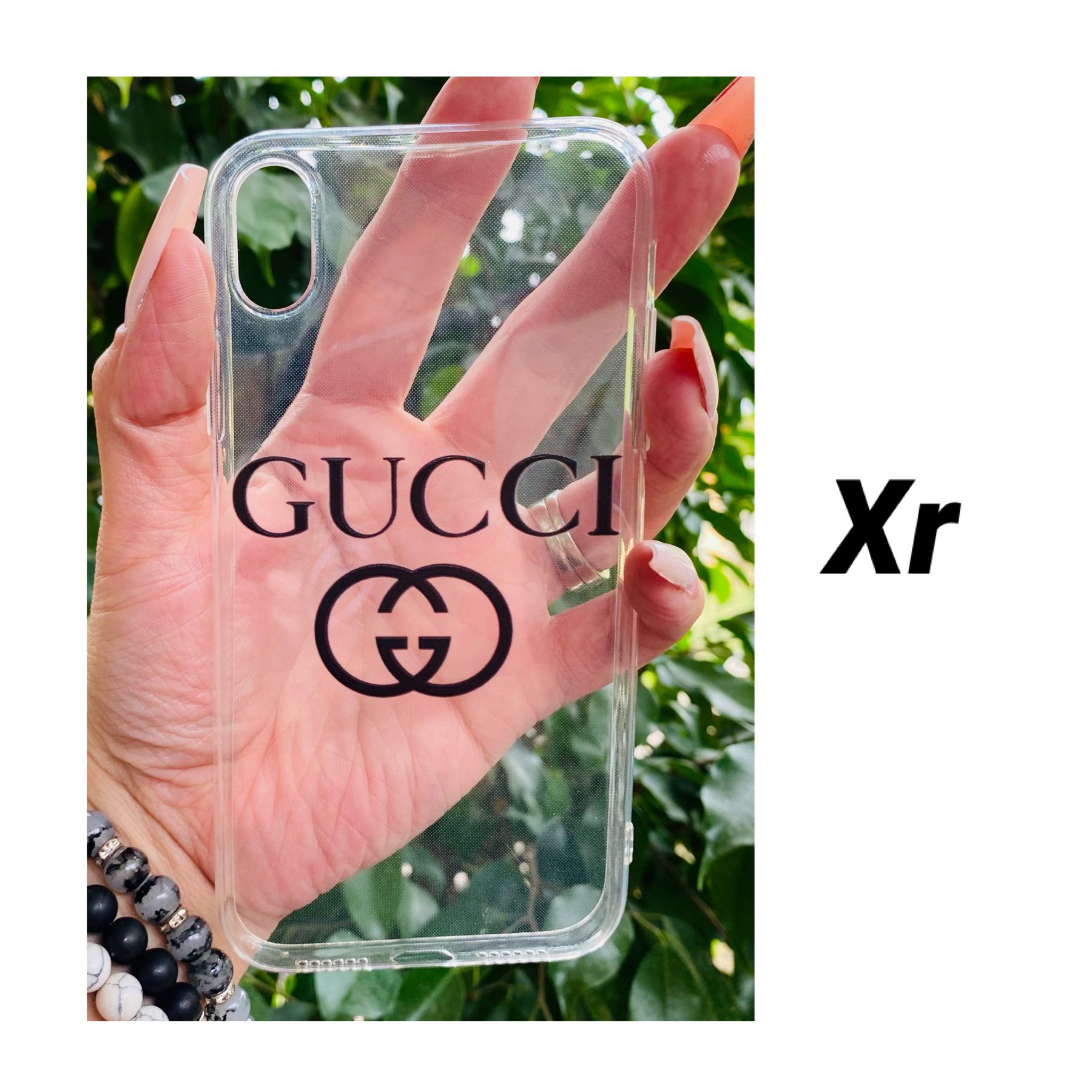 Brand new cool iphone XR case cover silicone rubber Clear transparent see through