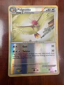 Pokemon Pidgeotto 47/102 HGSS Triumphant Reverse Uncommon Holo NM ⭐️