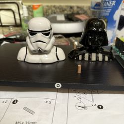 Star Wars Vader & Stormtrooper salt/pepper Shakers