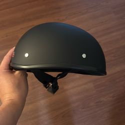 World's Smallest & Lightest DOT Open Beanie Helmet - Matte Black