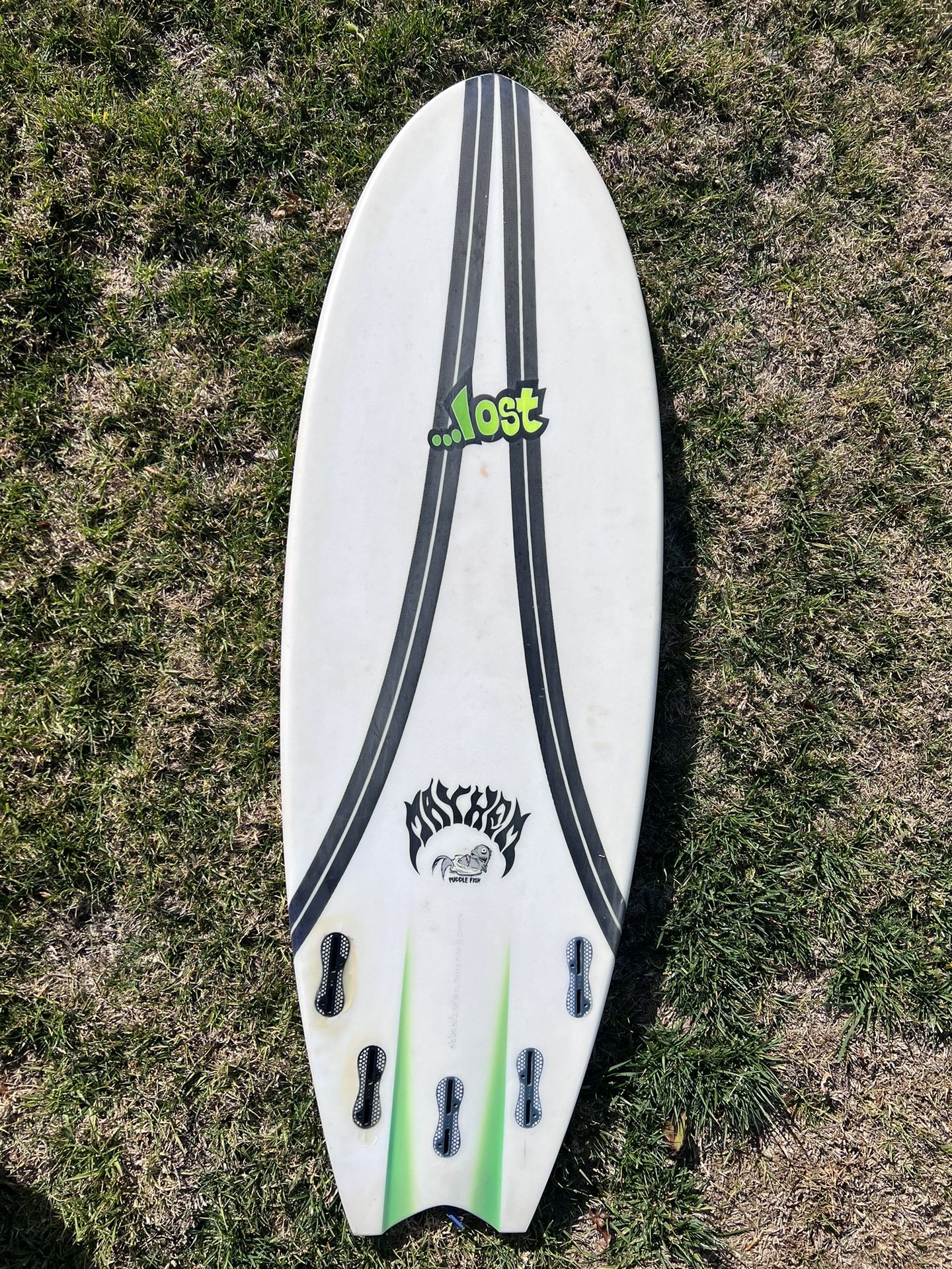 Lost Mayhem Epoxy Carbon Wrapped Puddle Fish 5’5”