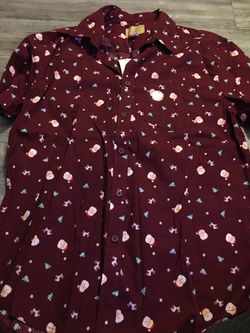New Holiday Button Up