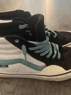 Vans Sk8-Hi Black White Teal Sneaker (13)