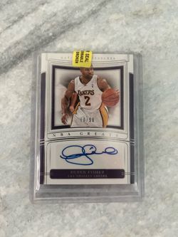 Signed Derek fisher card