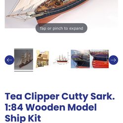 Handcrafted Them Emporium Ship Builders Curry Sark wooden ship