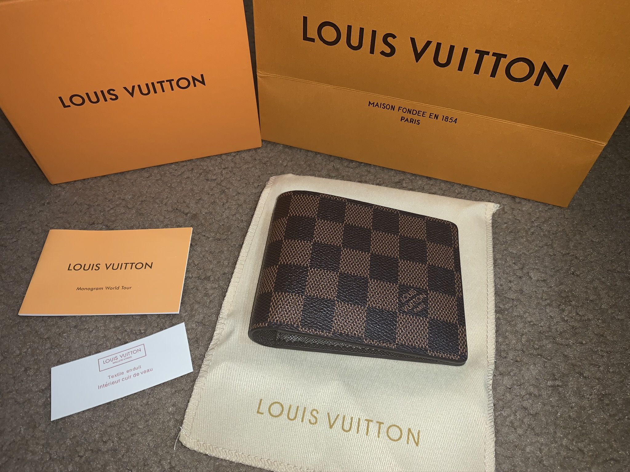 Brown Damier Wallet