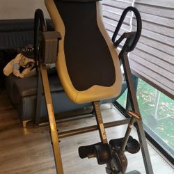 Inversion table. Good.