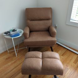 Adjustable Soft Recliner With Ottoman 